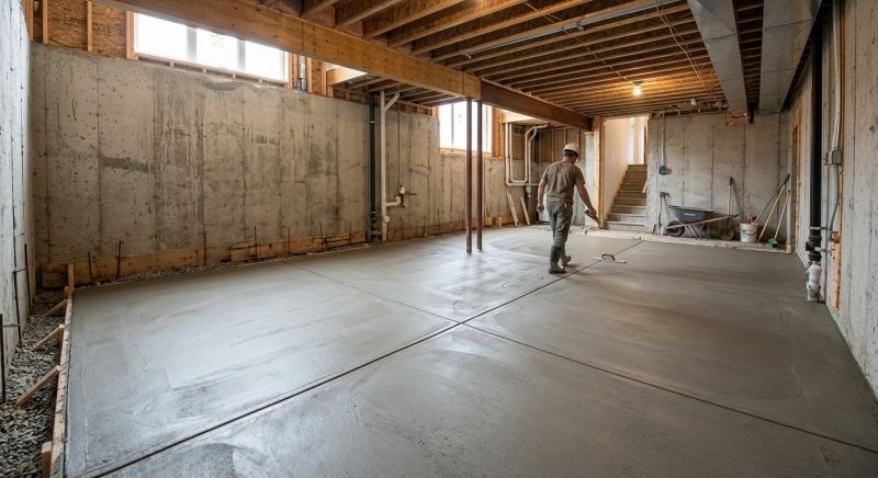 Basement Concrete Installation in Parrish, FL