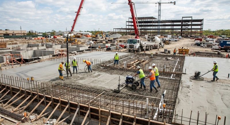 Commercial Slab Construction in Oldsmar, FL