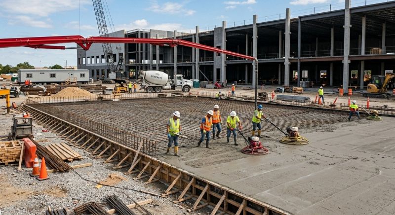 Commercial Slab Installation in Palmetto, FL