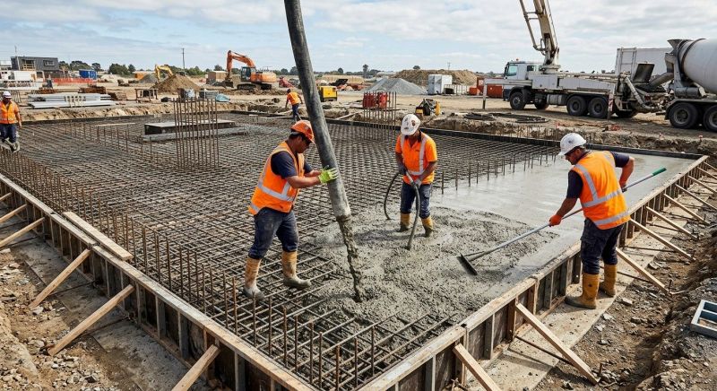 Foundation Pouring in Saint Petersburg, FL