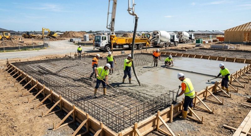 Foundation Slab Construction in Saint Petersburg, FL