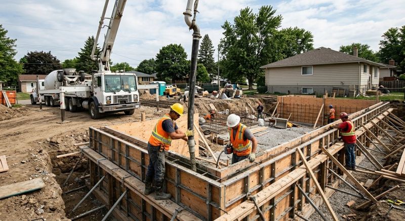 Foundation Wall Pouring in Ellenton, FL